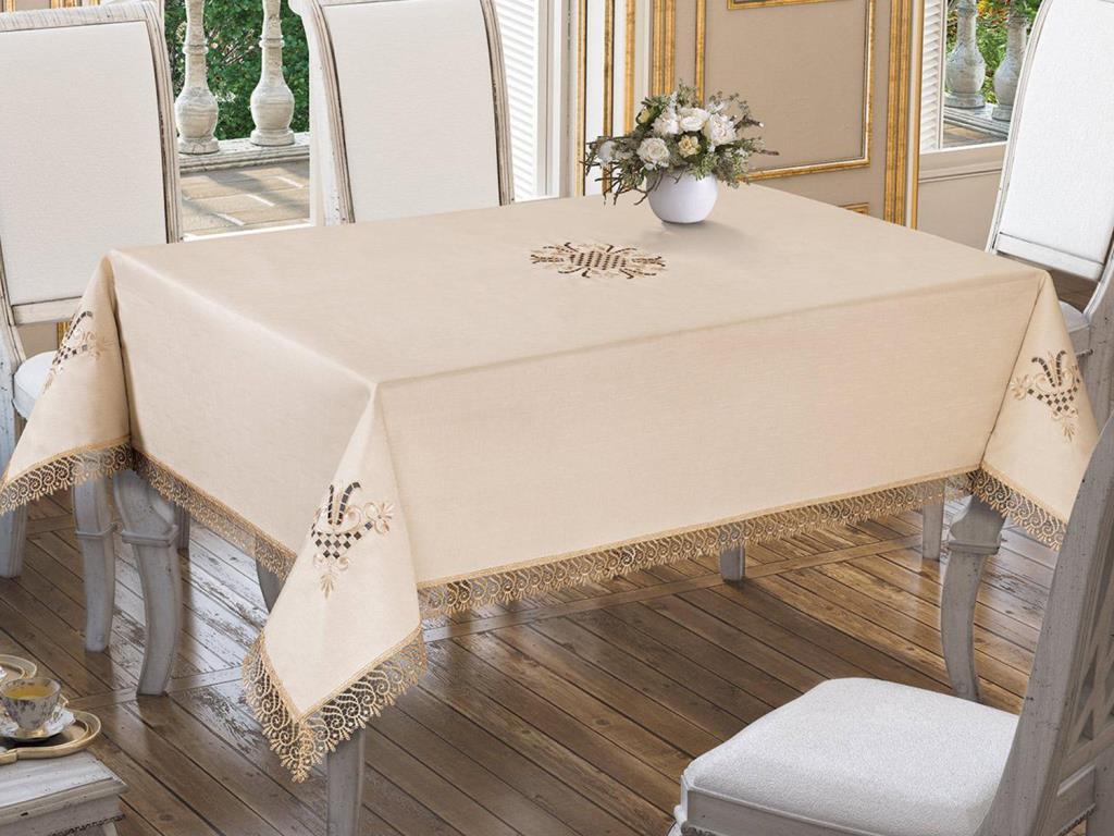 Picture of Lale Nakışlı Es Güpürlü Masa Örtüsü