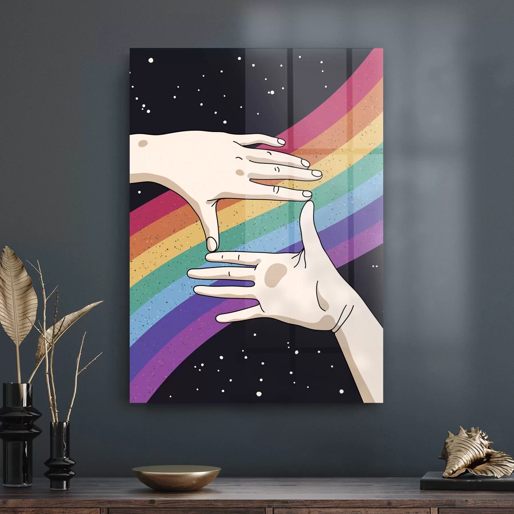 Picture of Decovetro Cam Tablo LGBT Photo 30x40 cm