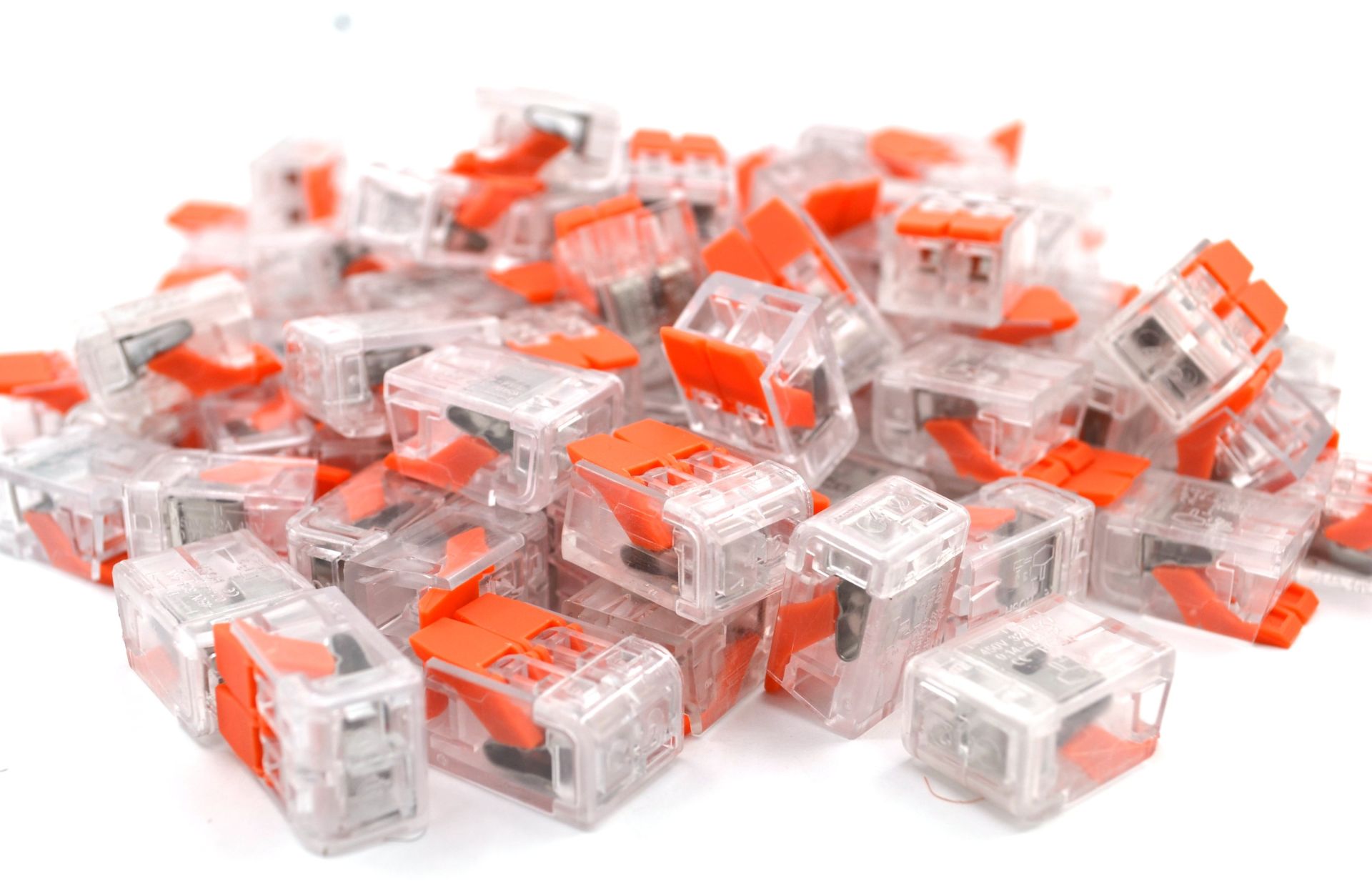 Picture of 100 Adet 2 Li Mandallı Kablo Bağlantı Klemensi Elektrik Buat MT-22