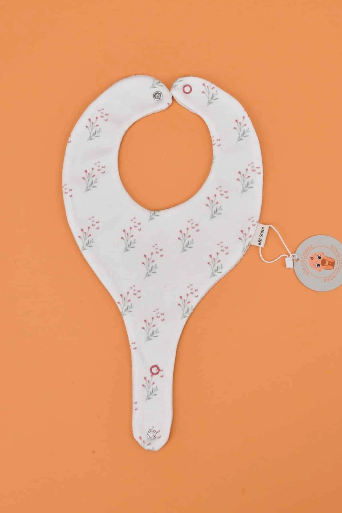 Picture of İkinci Şans - Sıvı Geçirmez Emzik Tutucu Mama Önlüğü - Çiçek Buketi