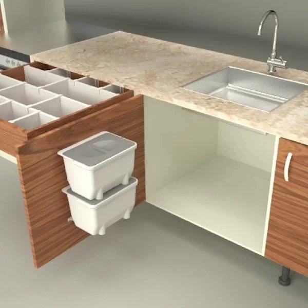 Picture of HANDY MATE (ÇOK AMAÇLI SAKLAMA VE ATIK KABI) APARATLI, SÜZGEÇLİ 5 LT