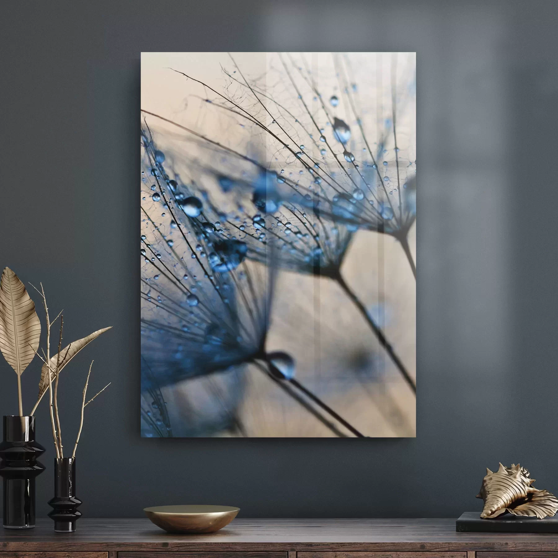 Picture of Decovetro Cam Tablo Çiçekler 30x40 cm