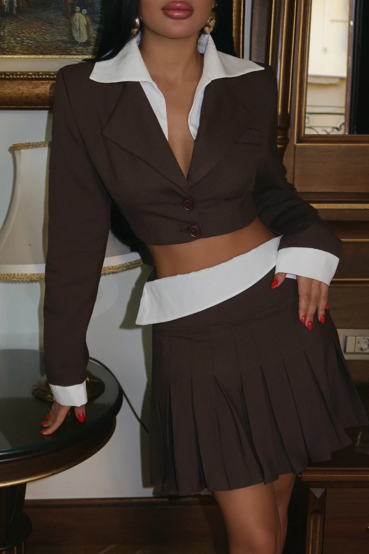 Picture of Brown Portela Bottom and Top Set