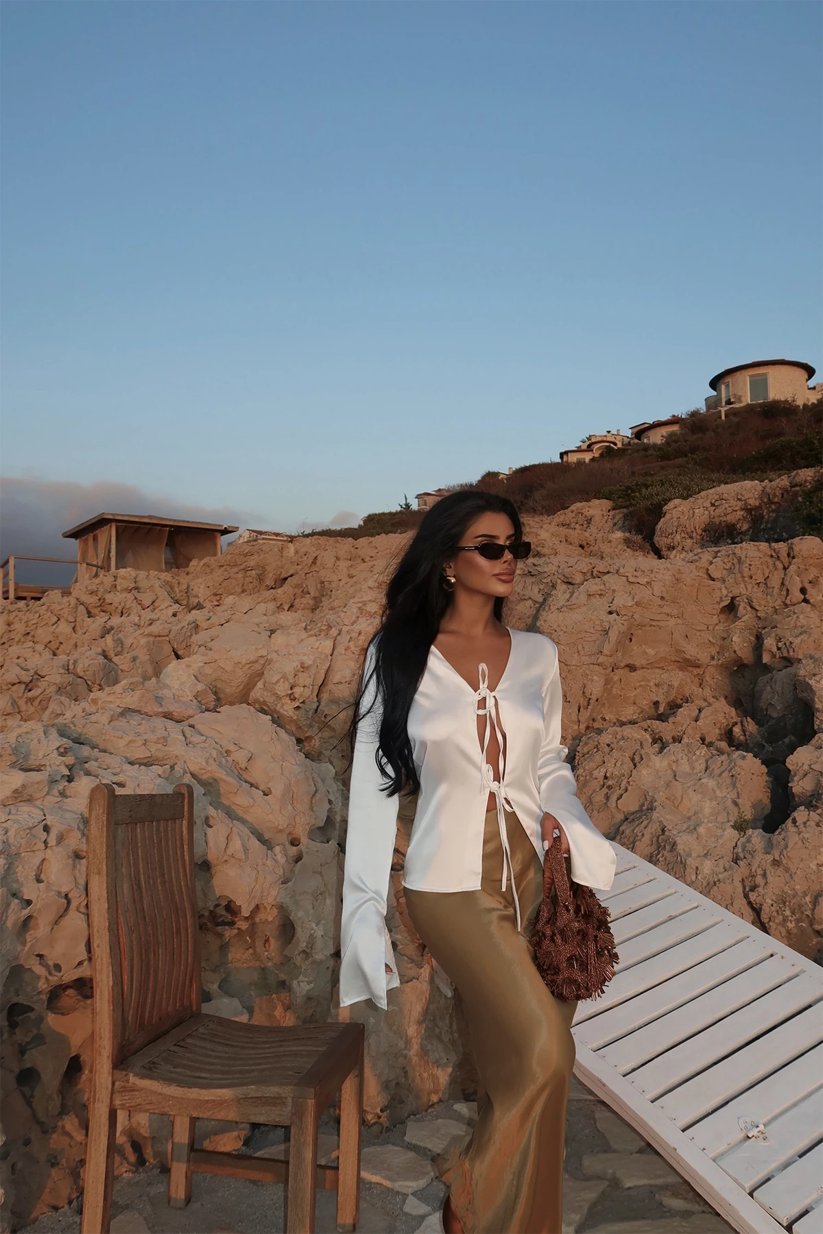 Picture of White Tie Front Shirt