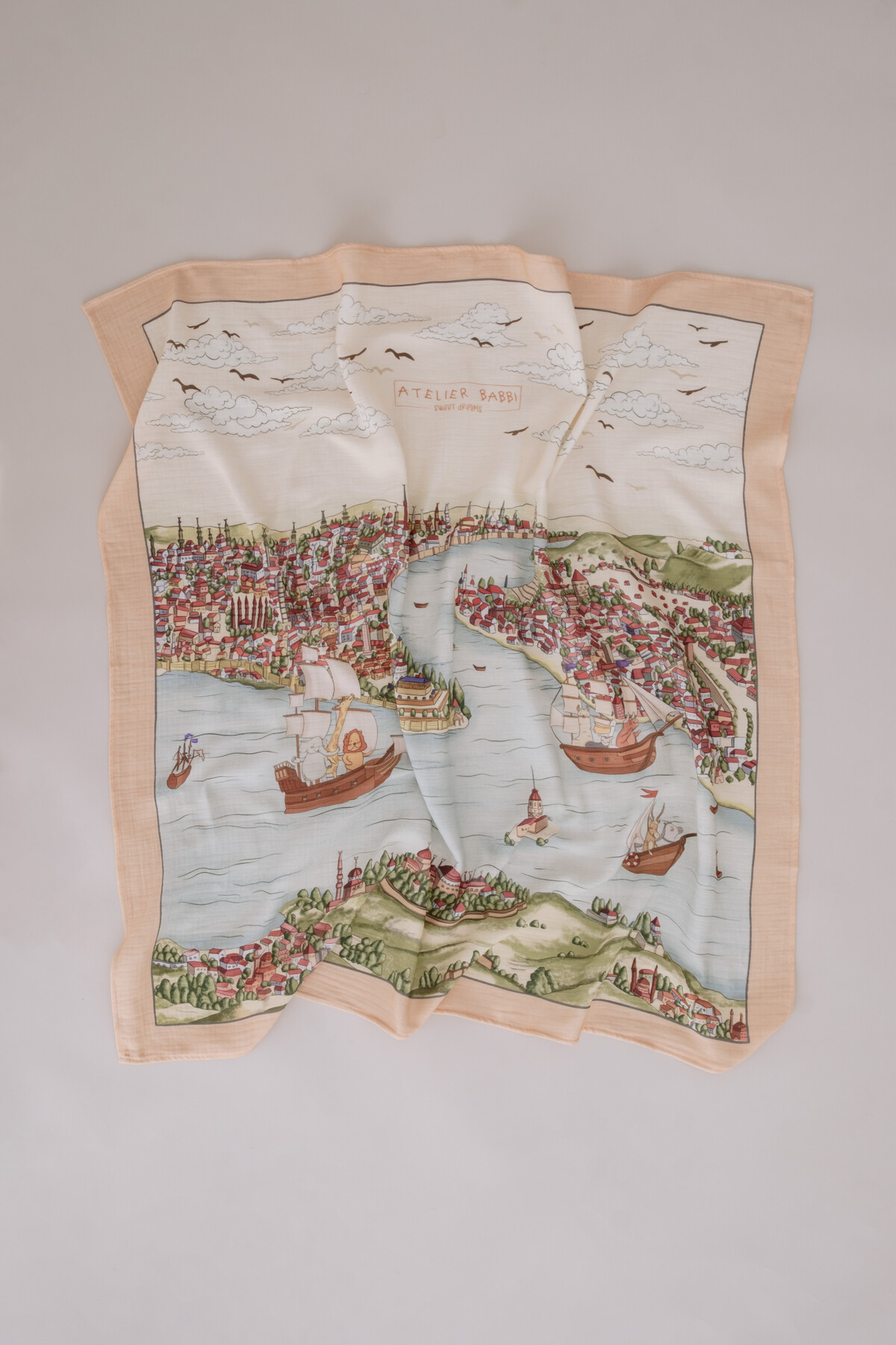 Picture of Çift Katlı Müslin Bebek Örtüsü - İstanbul