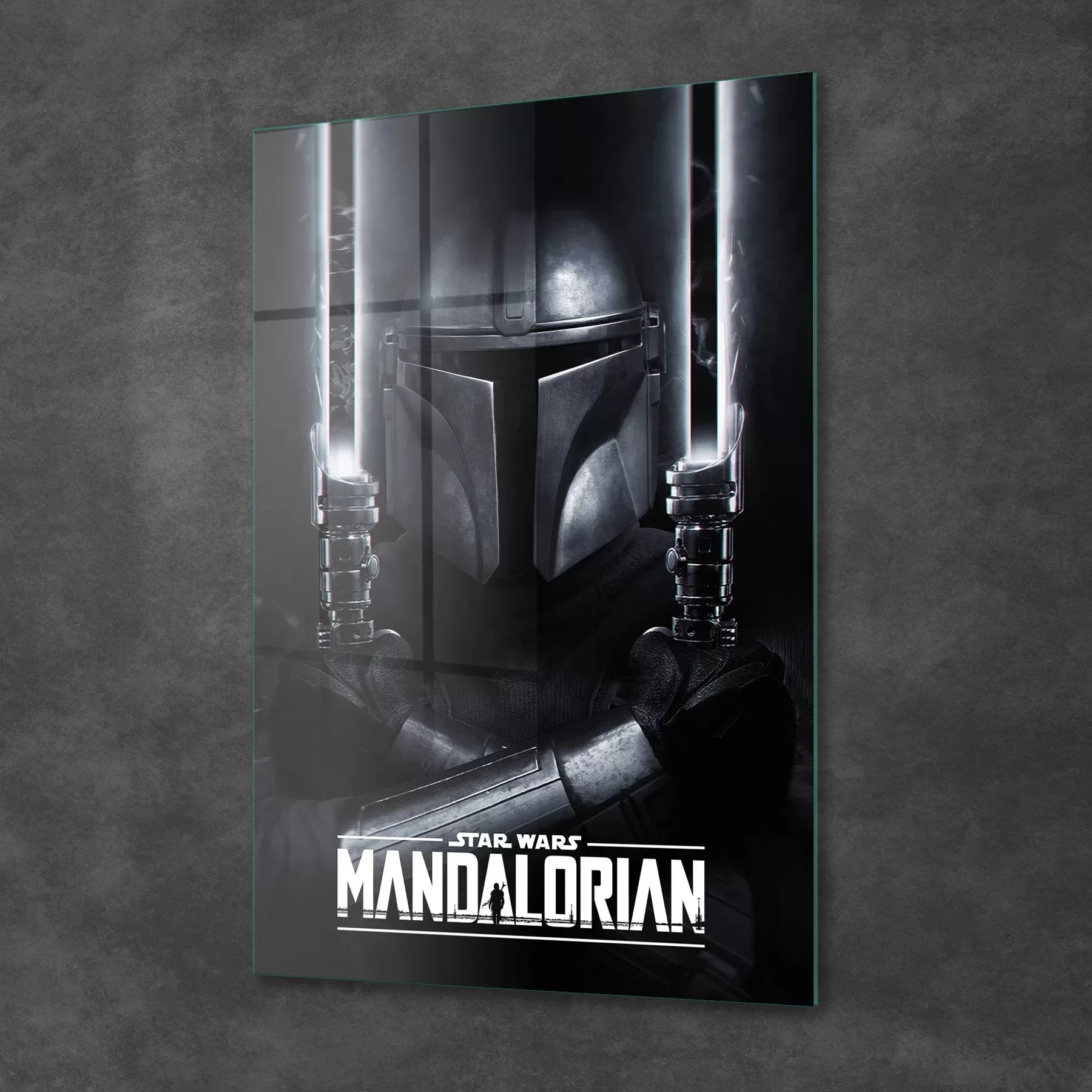 Picture of Decovetro Cam Tablo Star Wars Mandalorian Black Saber 30x40 cm