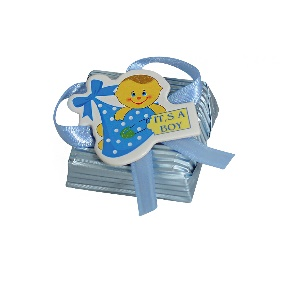 Picture of IT'S A BOY - GIANDUJA FILLED MILK CHOCOLATE 1,8Kg