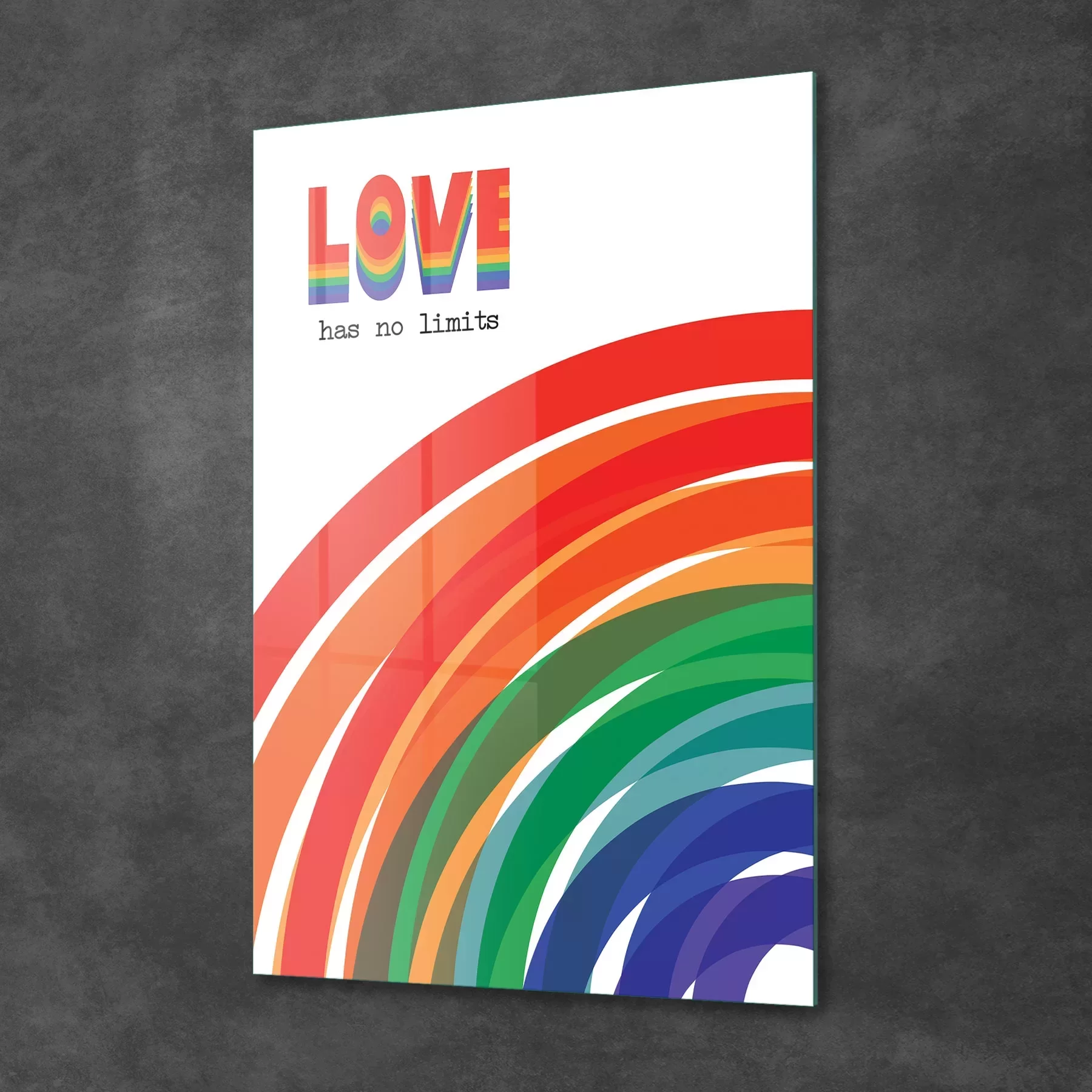 Picture of Decovetro Cam Tablo Love Has No Limits 70x100 cm