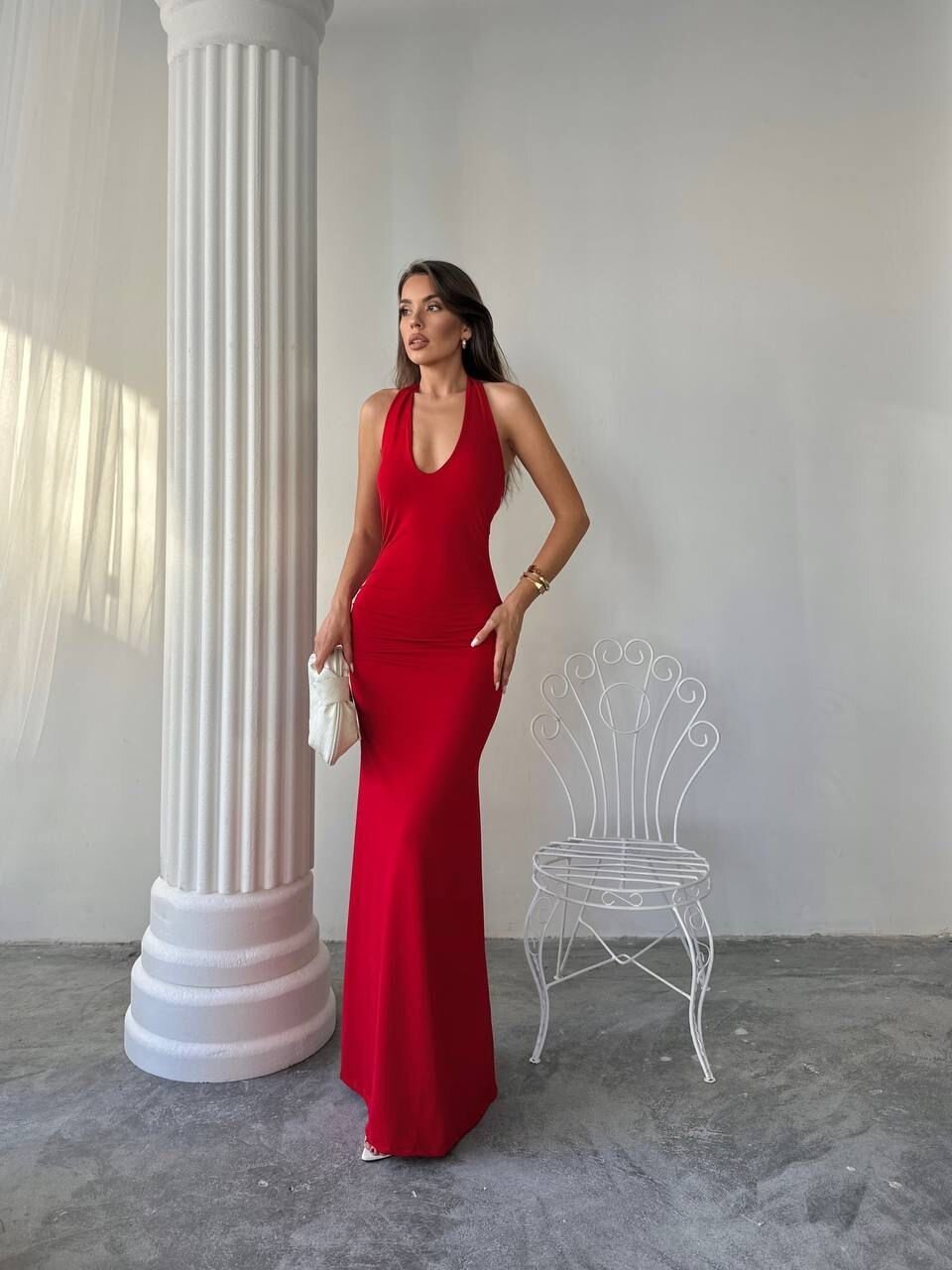 Picture of Maxi halter elbise