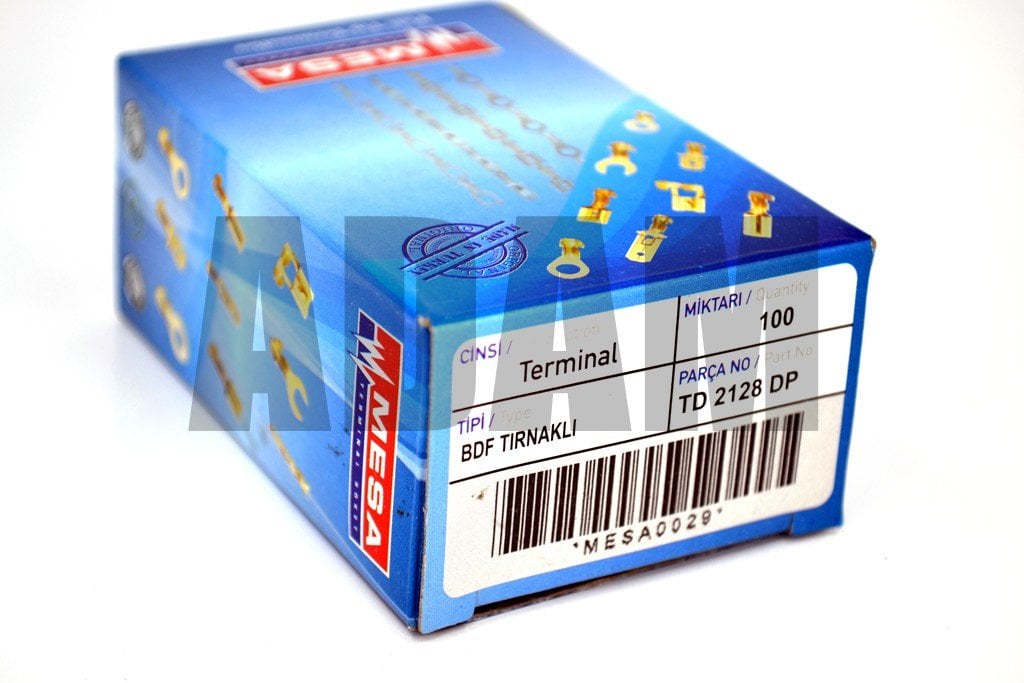 Picture of 9,5 Tırnaklı Dişi Terminal Fiş 100 Adet