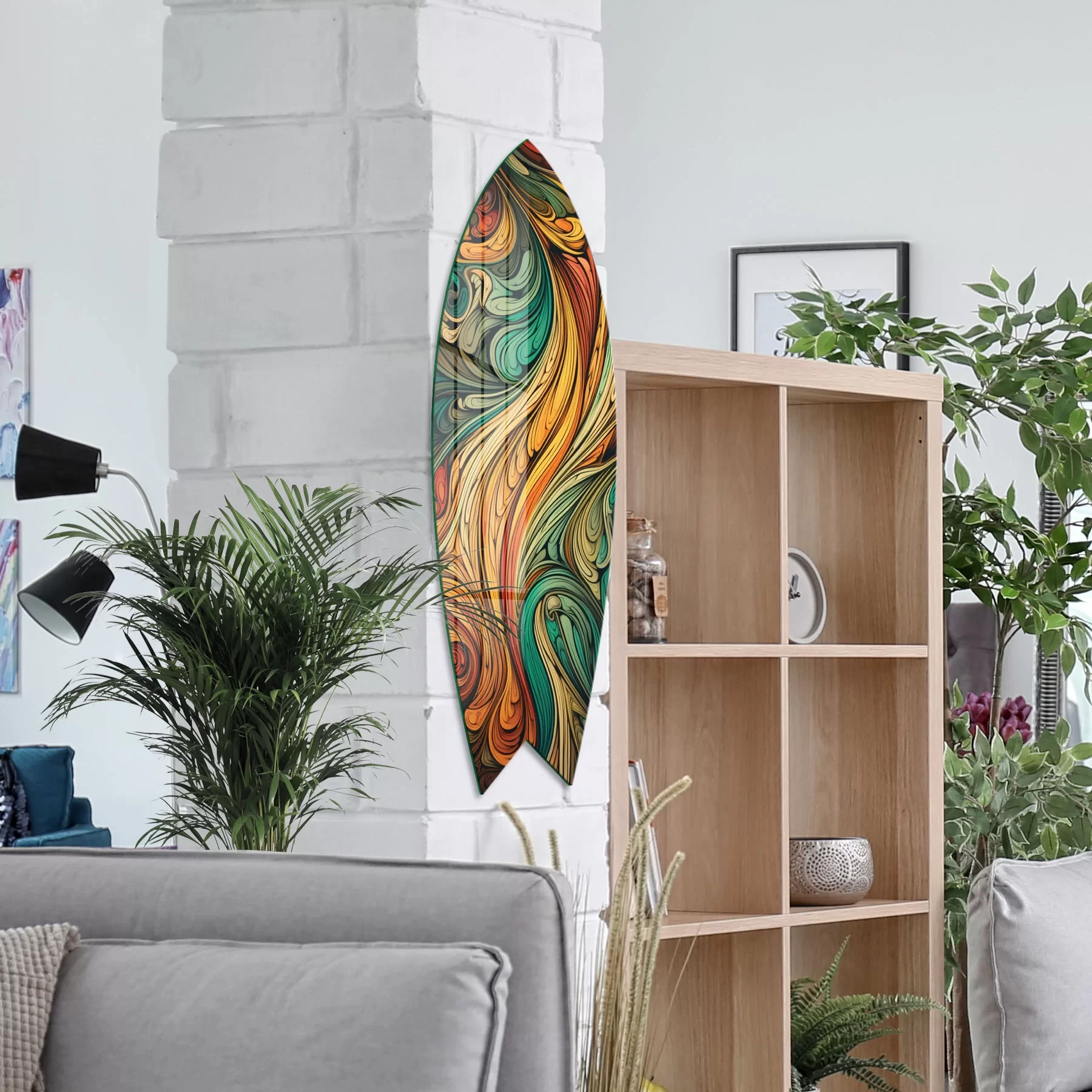 Picture of Decovetro ST 4117 Dekoratif Cam Sörf Tahtası 33x100 Cm