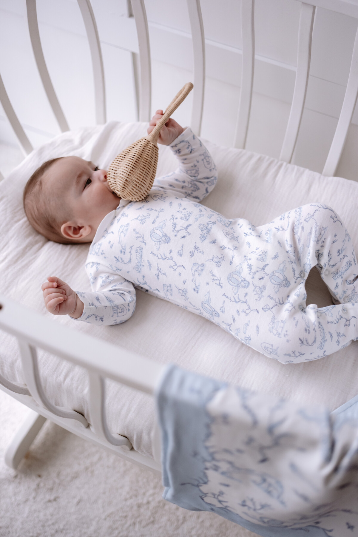 Picture of Bebek Tulum - Toile De Jouy / Mavi