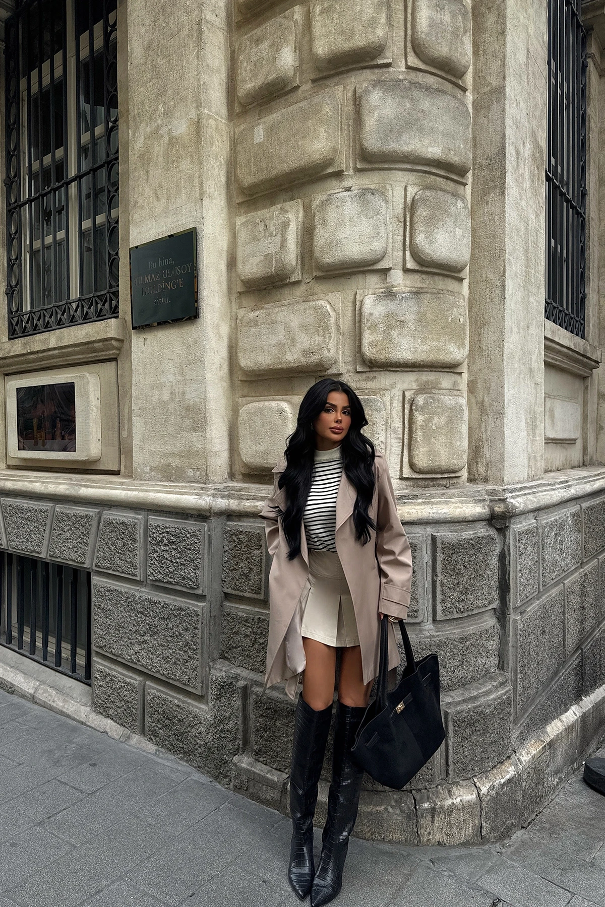 Picture of Beige Osanna Trench Coat