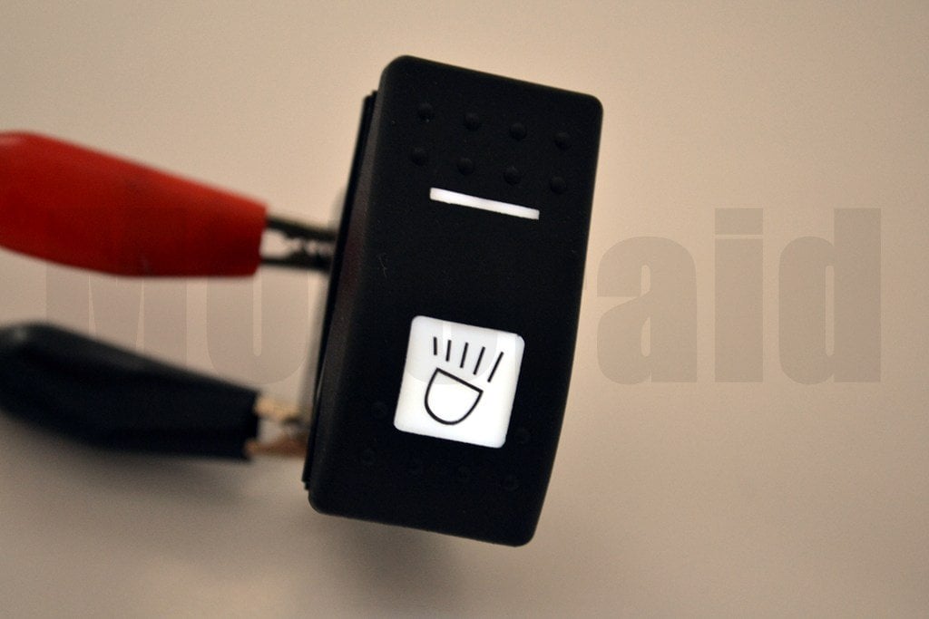 Picture of Marine Karavan Far Selektör Anahtar 12V 24V Işıklı Carling Tip 1-0-Yaylı Çift Devre 6P