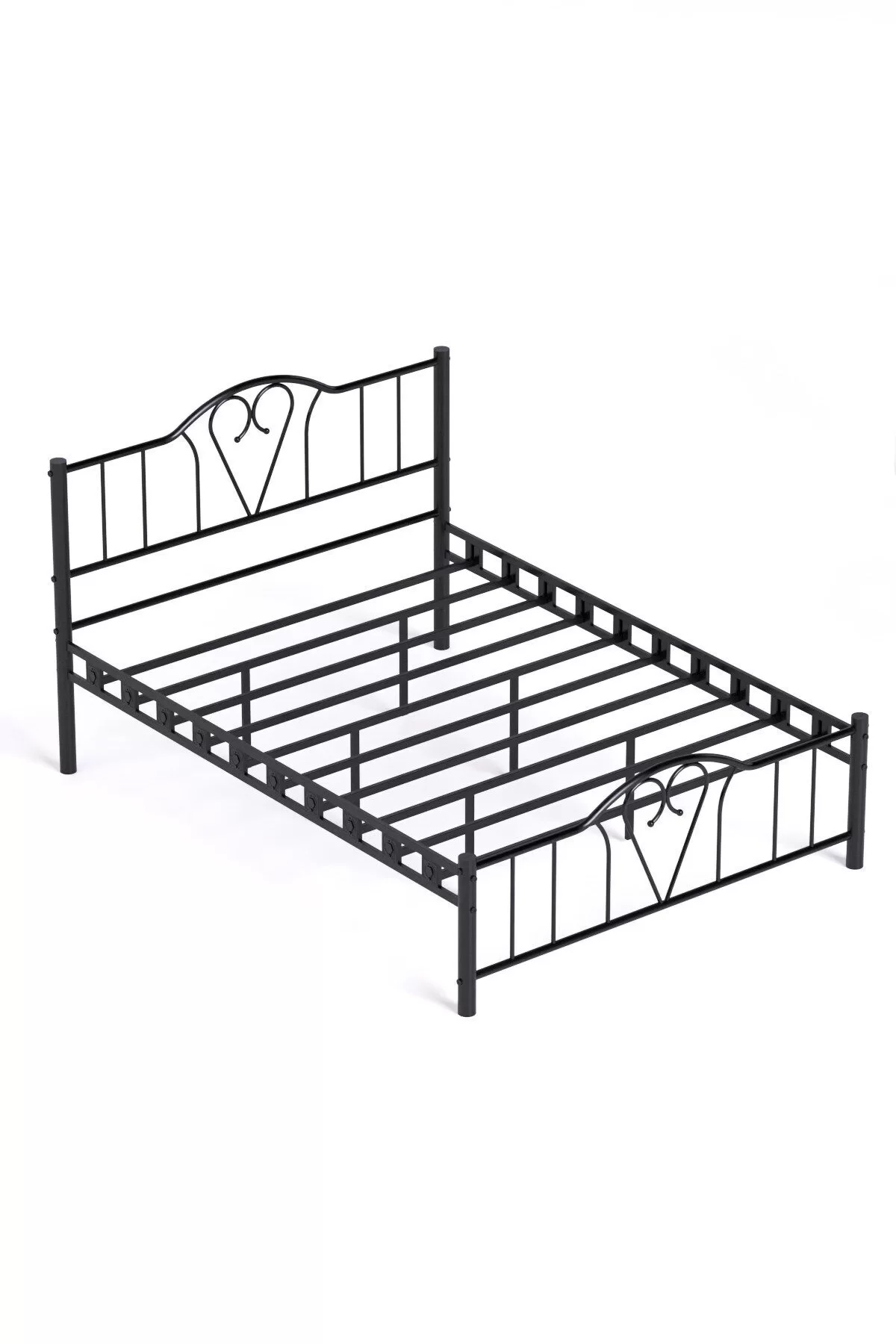 Picture of Orkide Çift Kişilik Ferforje Metal Karyola Siyah