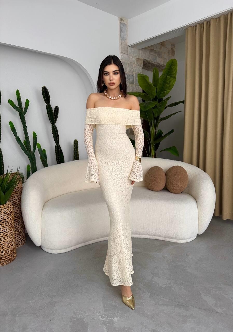 Picture of Arya Straplez Dantel Elbise