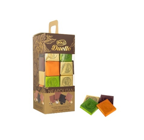 Picture of DUETTO 400g (MLK, DARK, HAZELNUT & PISTACHIO)