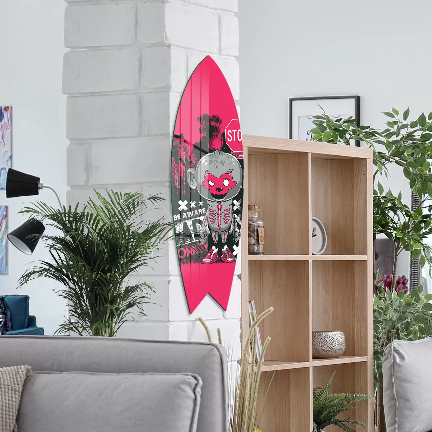 Picture of Decovetro ST 4052 Dekoratif Cam Sörf Tahtası 33x100 Cm