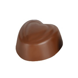 Picture of HEART COCONUT - COCONUT CREAM FILLED MILK CHOCOLATE 2,4Kg