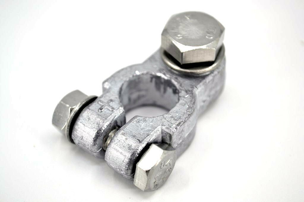 Picture of Ağır Hizmet Man Tipi Kurşun Akü Kutup Başı Artı A2-70 Krom Civata Somun