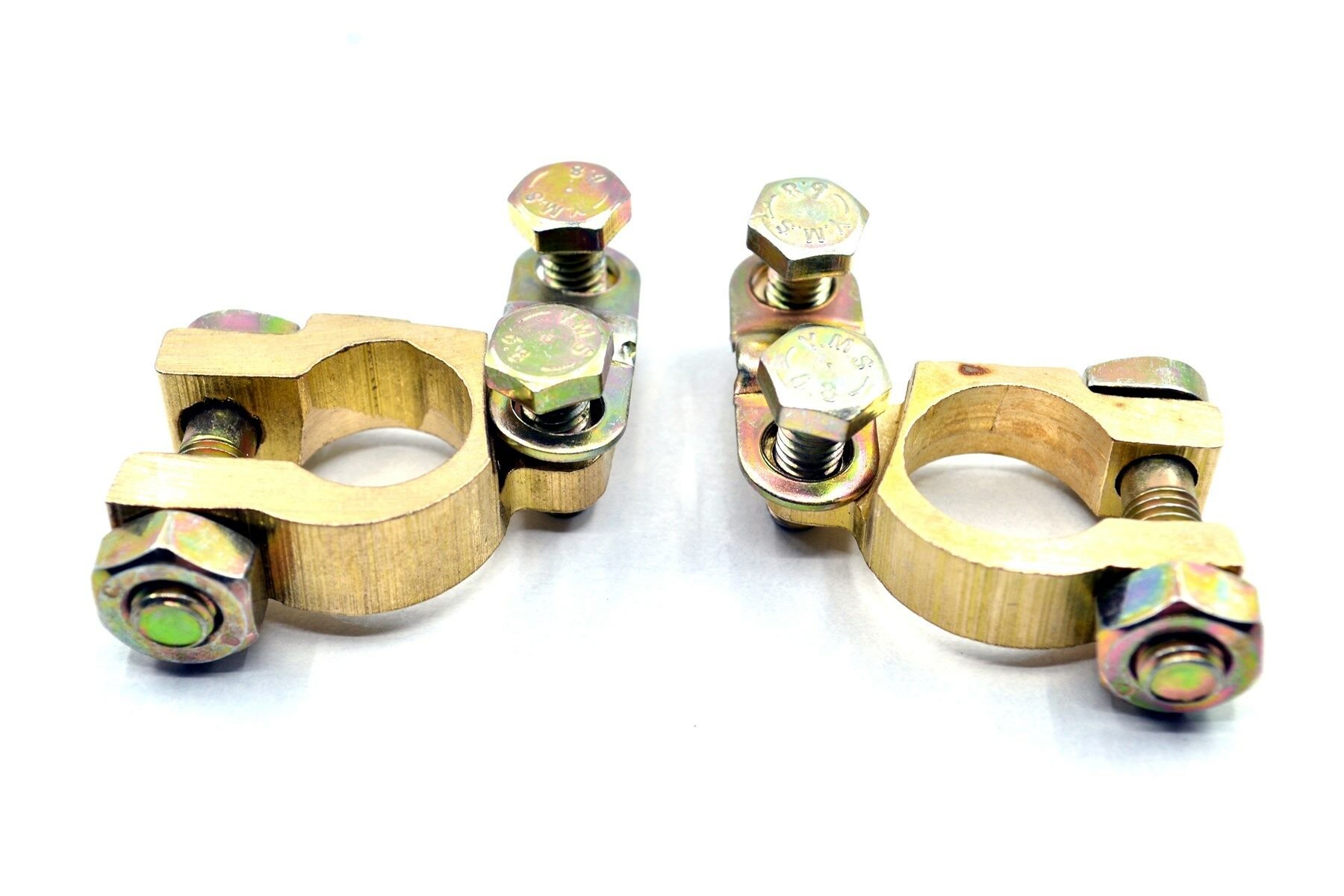 Picture of 1 Takım Akü Kutup Başı Terminali Pirinç Artı Eksi