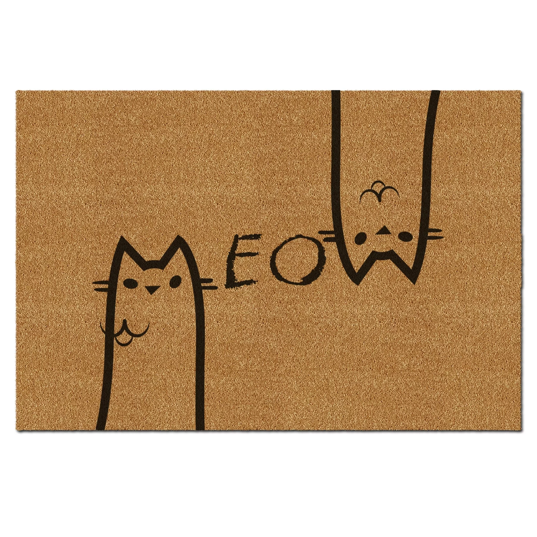 Picture of Decovetro Paspas Kedi Desenli kapı Önü Paspası 40 x 60 Cm