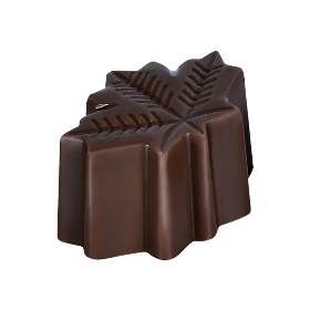 Picture of DARK LEAF - STRAWBERRY GANACHE FILLED DARK CHOCOLATE 2,4Kg