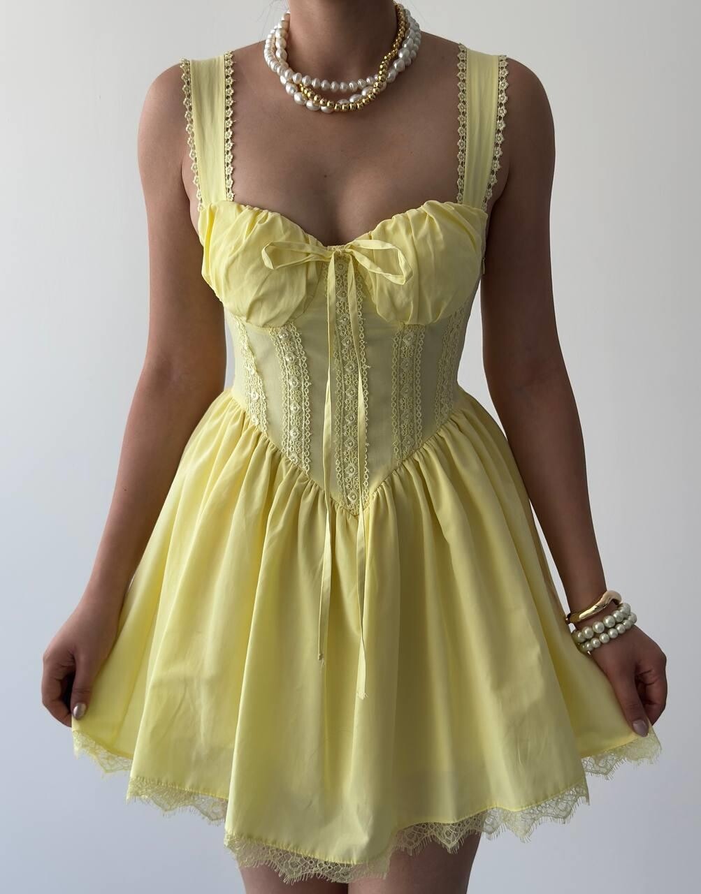 Picture of Lille Arkası Bağlamalı Elbise