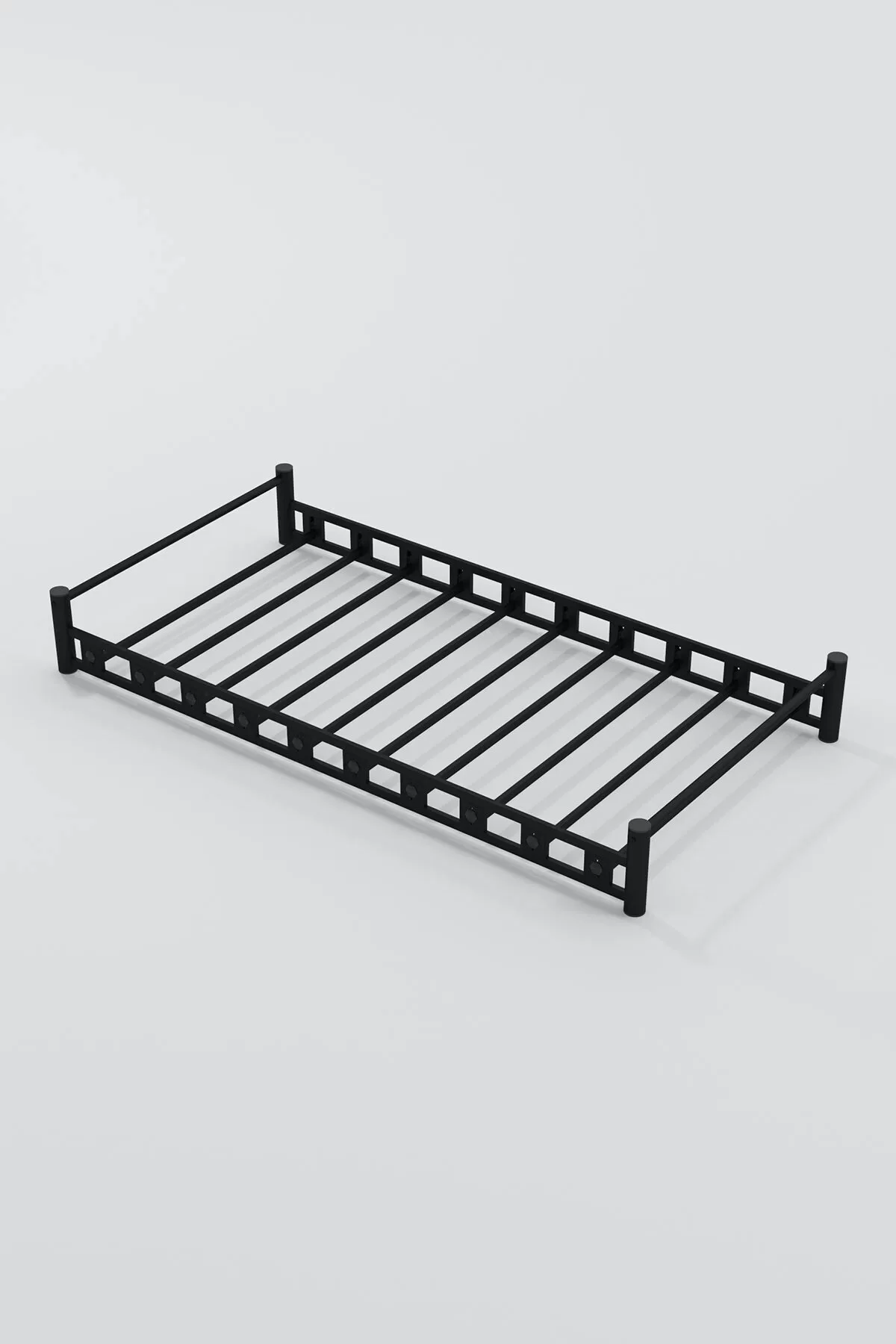 Picture of Yavru Karyola Ranza Eki Yer Yatağı Baza Yatak Siyah