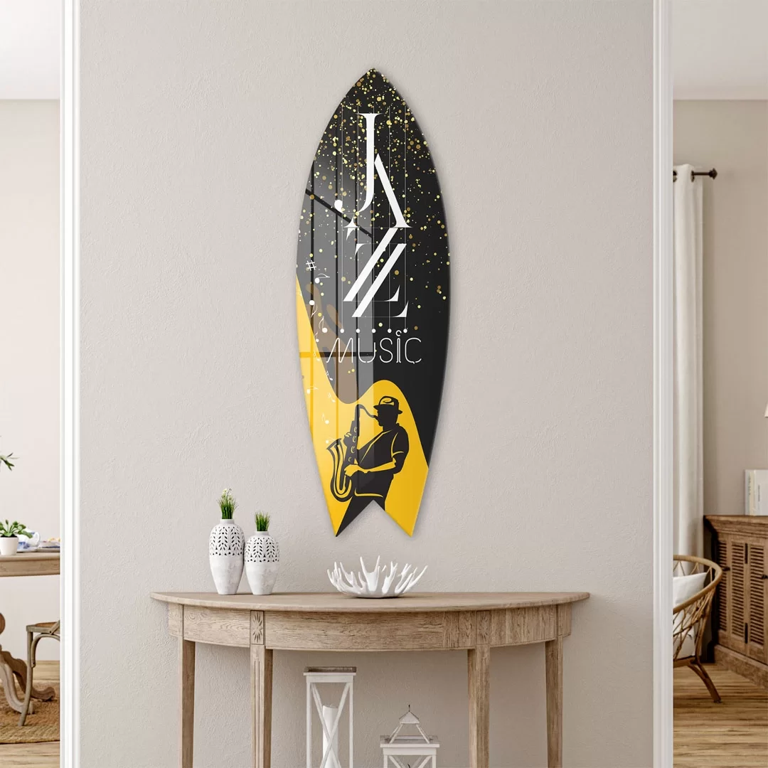 Picture of Decovetro ST 4011 Dekoratif Cam Sörf Tahtası 33x100 Cm