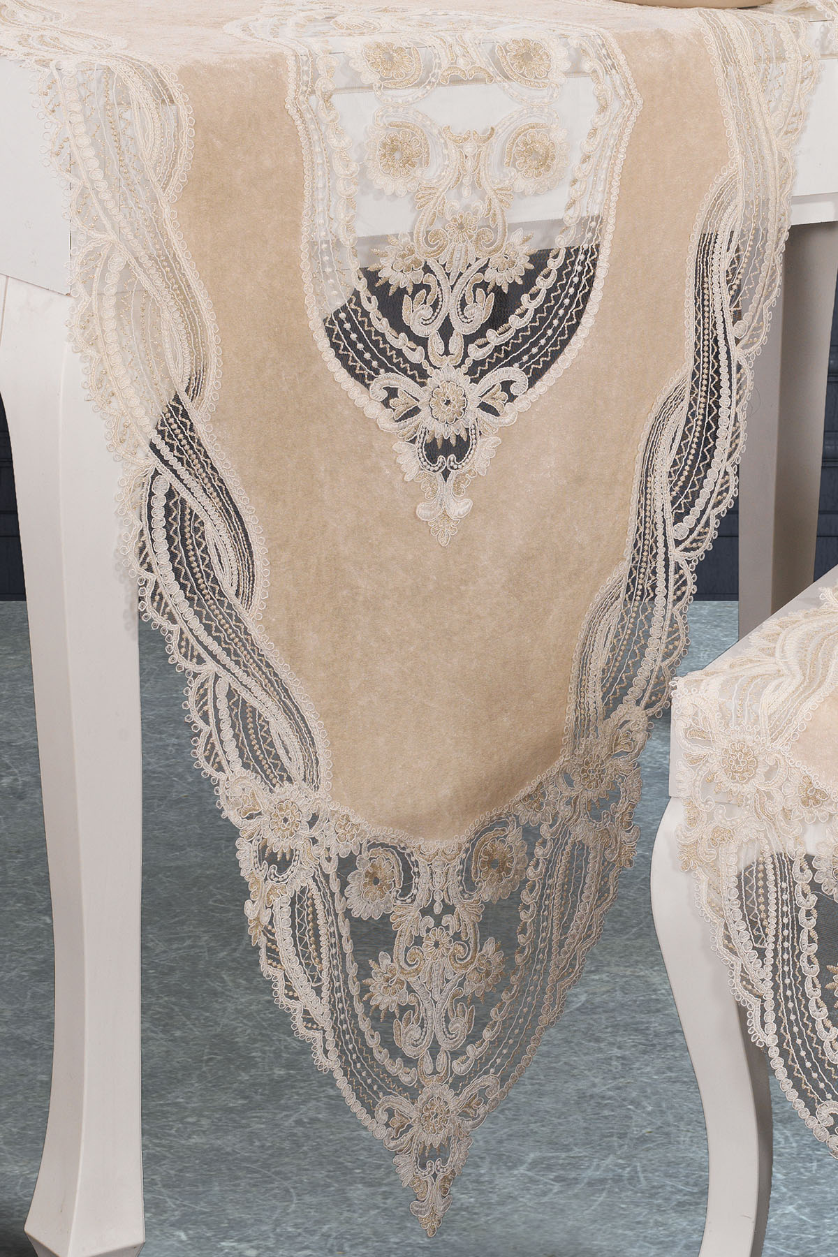 Picture of Gonca Kadife Salon Takımı 5 Parça