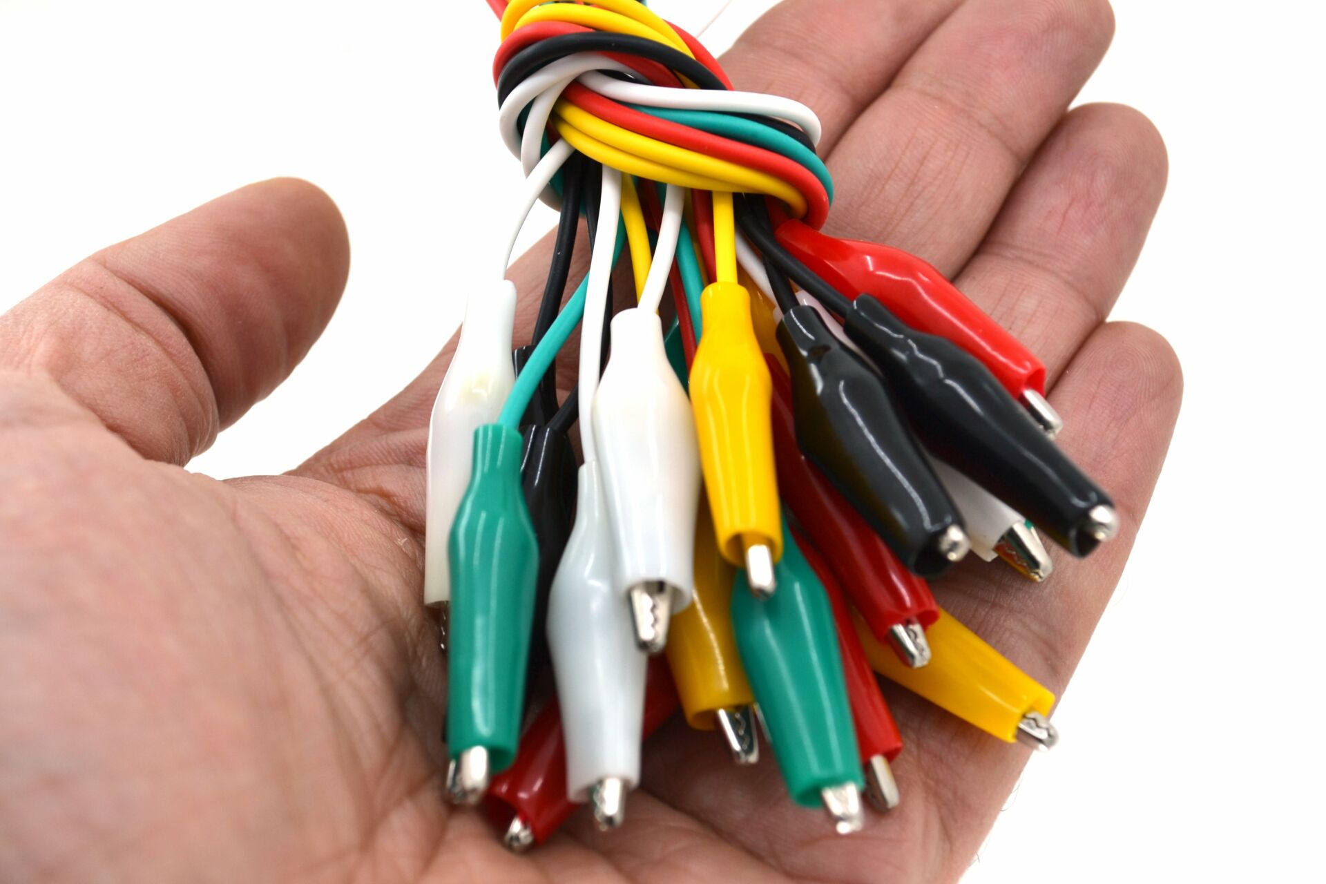 Picture of 10 Çift Mini Krokodil 35cm Kablolu Karışık Renk