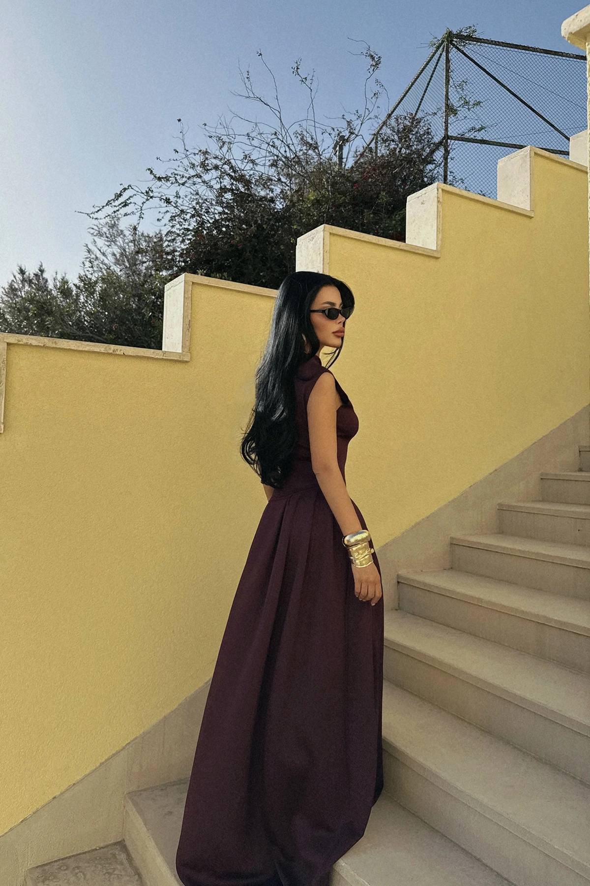 Picture of Plum Layana Long Dress