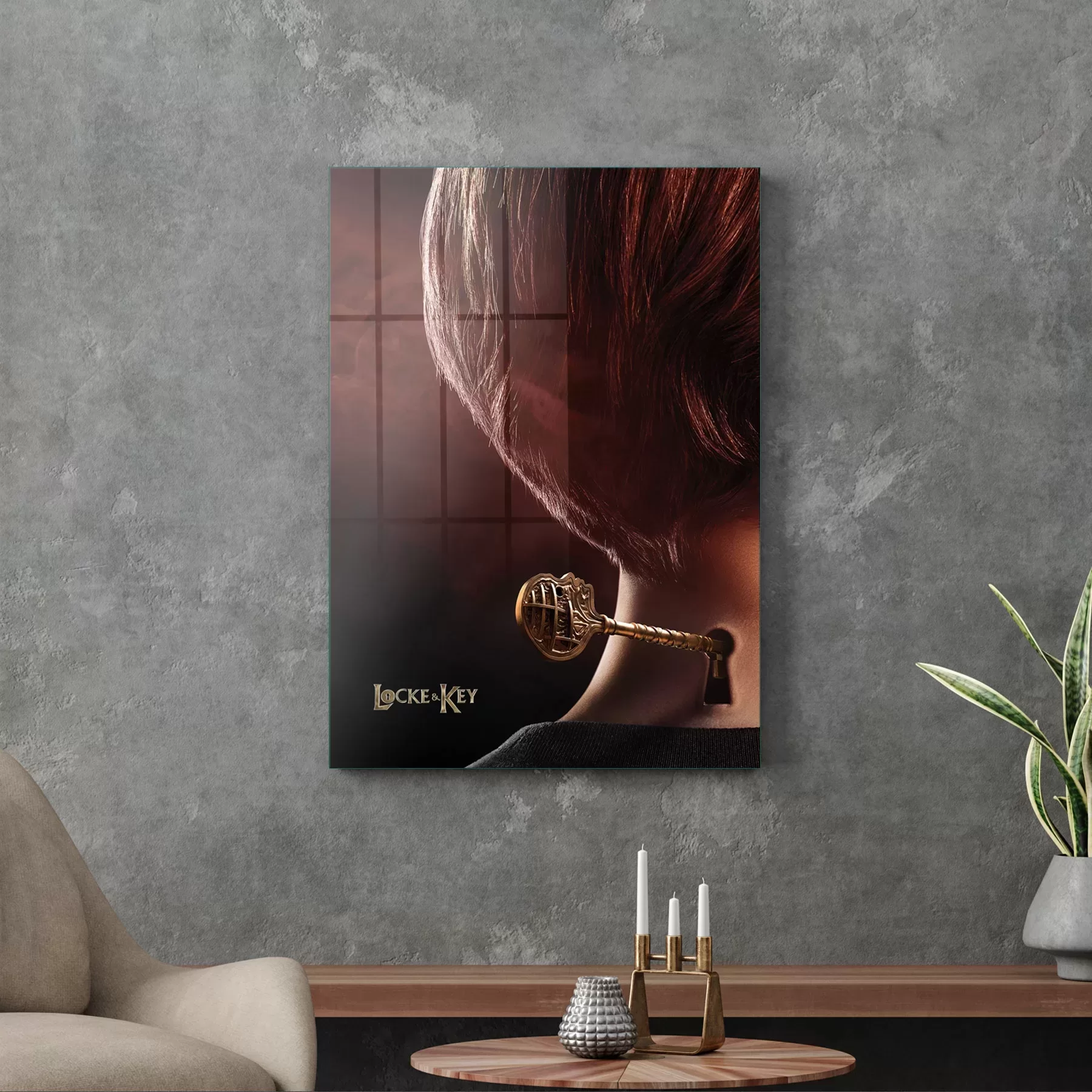 Picture of Decovetro Cam Tablo Locke & Key 70x100 cm