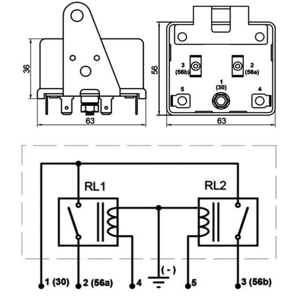 Picture of Çift Bobinli Şeffaf Far Rölesi Güçlendirici Koruyucu 40A Röle Yle
