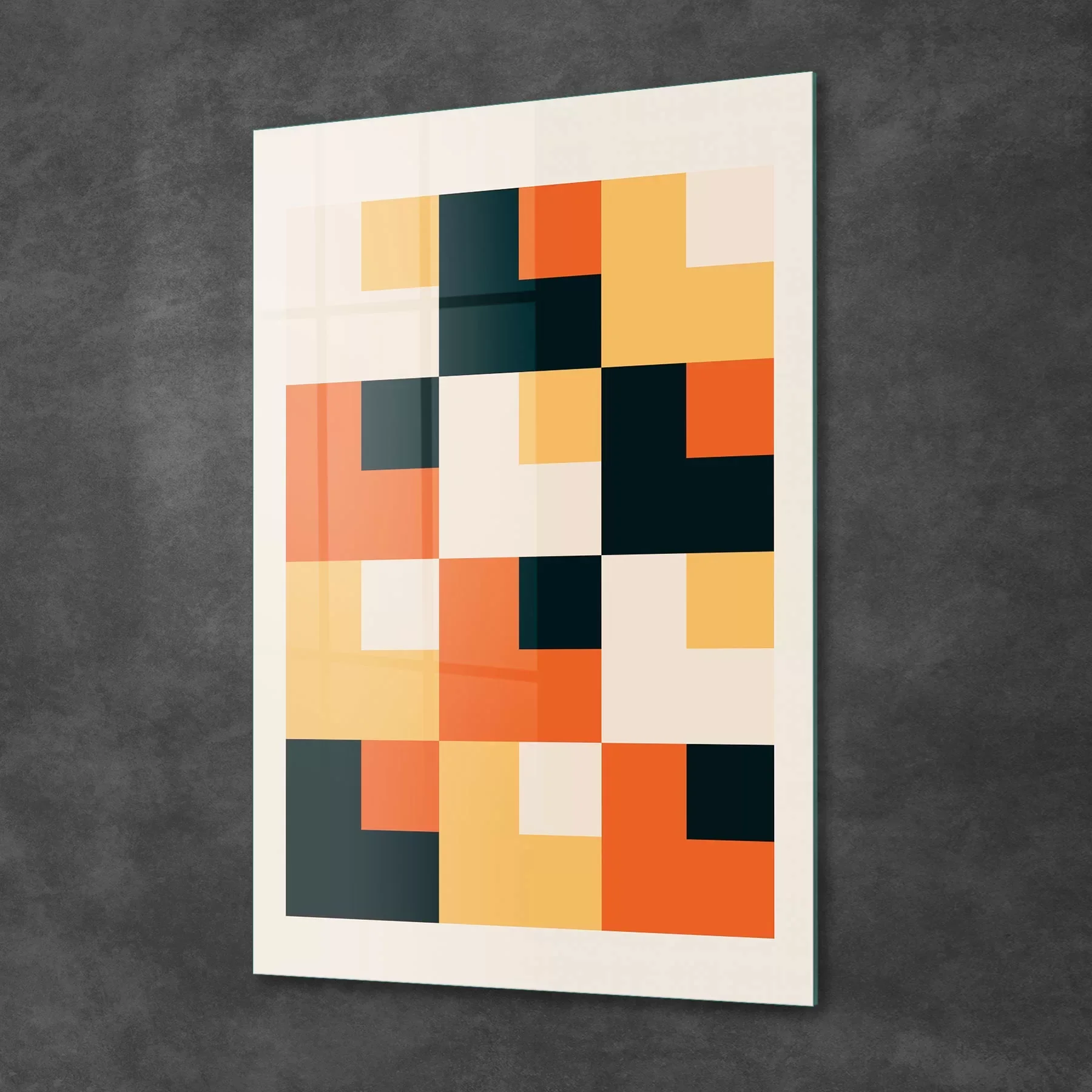 Picture of Decovetro Cam Tablo Bohem Colour Square 30x40 cm