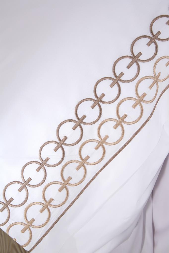 Picture of Vinda Nakışlı 6 Parça Nevresim Takımı Krem