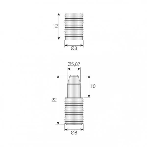 Picture of Açılır Masa Sabitleme Pimi ve Somunu