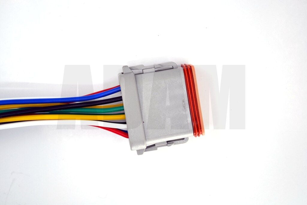 Picture of 12 Pin Kablolu Deutsch Soket Elektrik Bağlantı Konnektörü Soketi Erkek (Pinleri Dişidir)