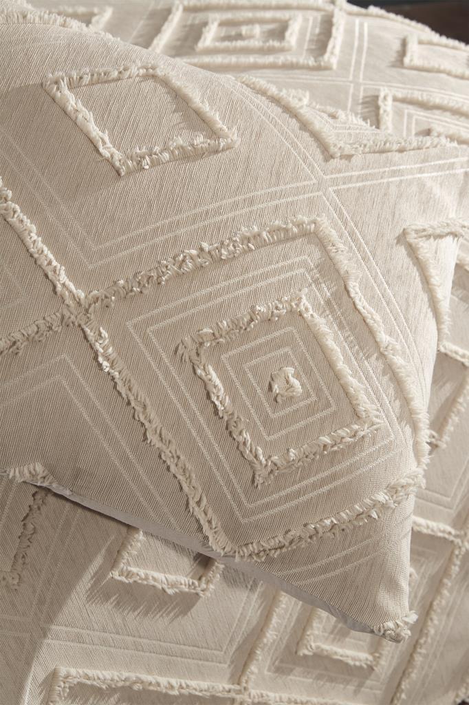 Picture of Çeyiz Diyarı Samira 2 Parça Tek Kişilik Pike Takımı Bej