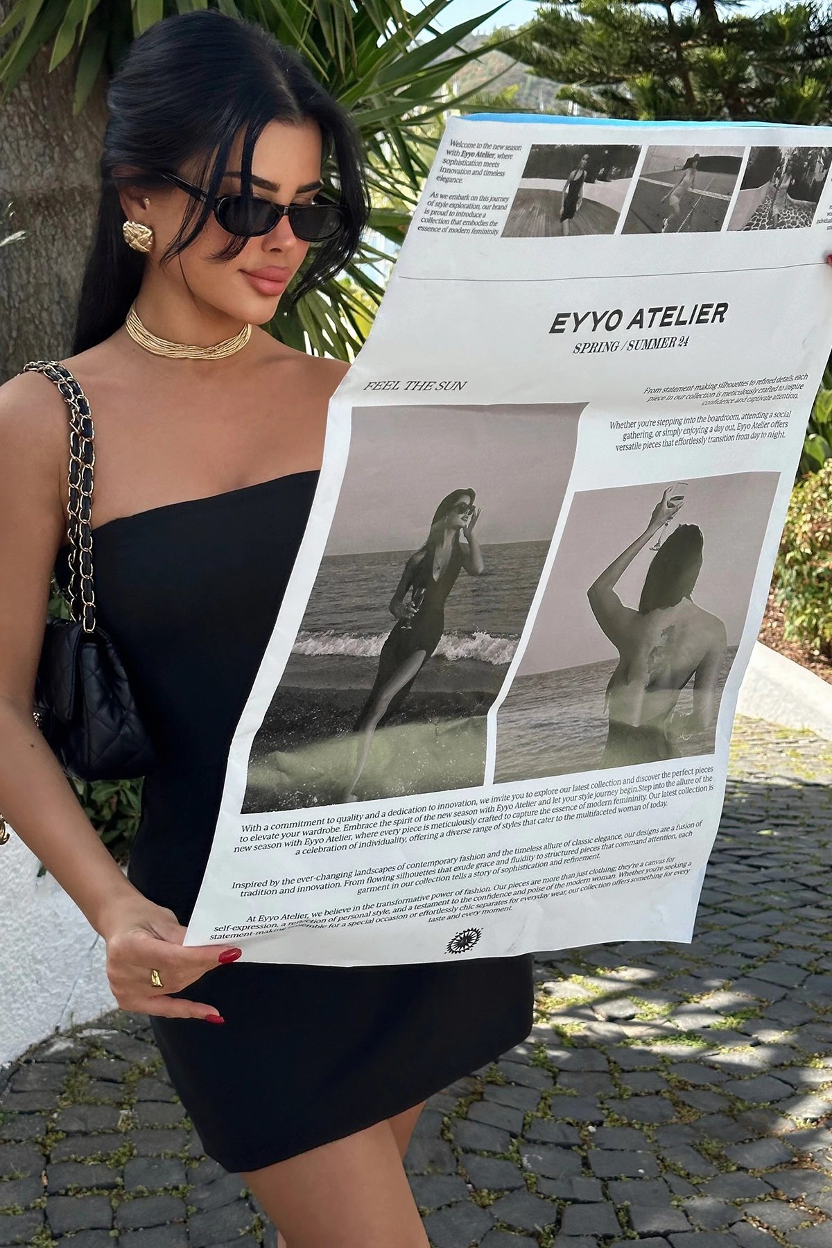 Picture of Black Belinda Strapless Mini Dress