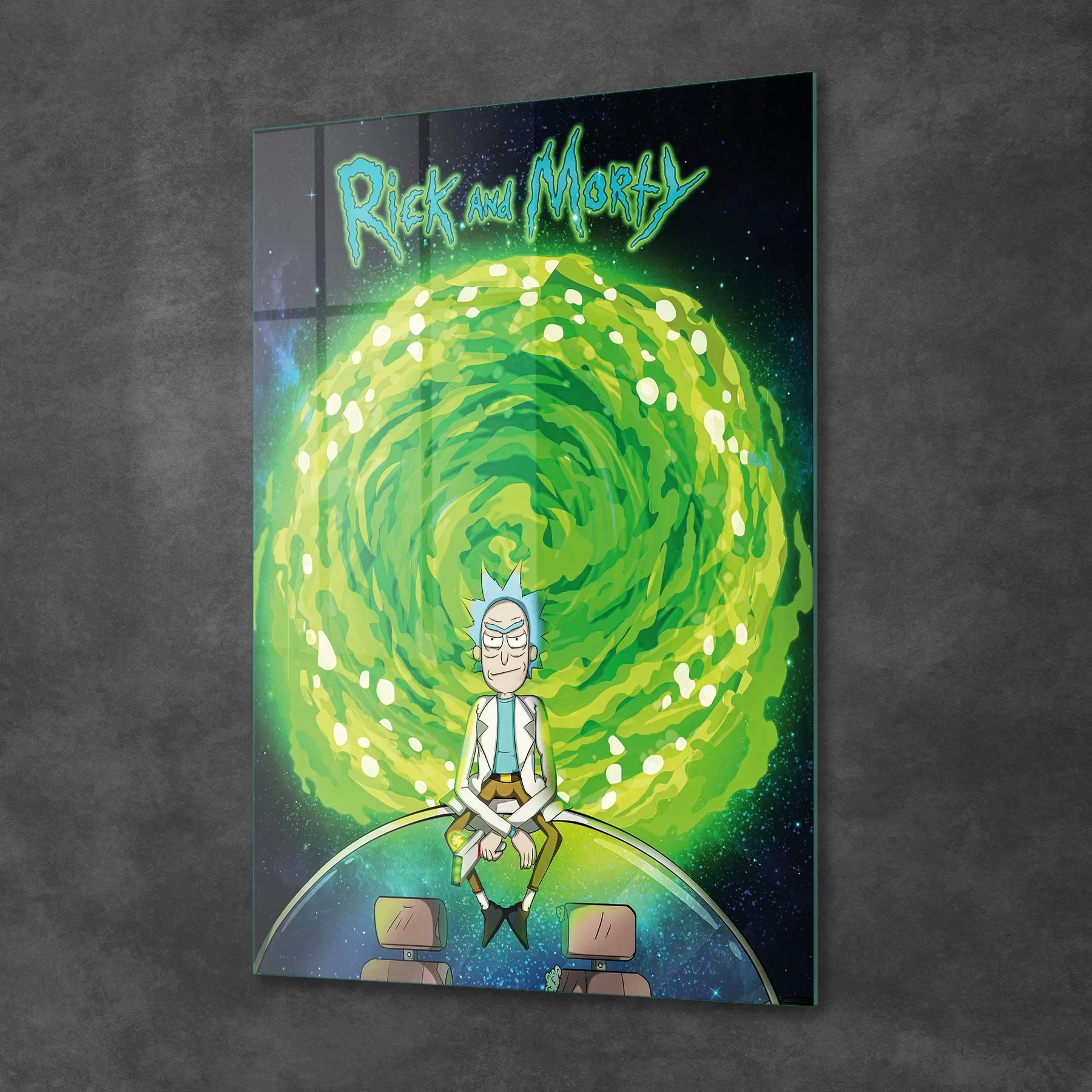 Picture of Decovetro Cam Tablo Rick And Morty 70x100 cm