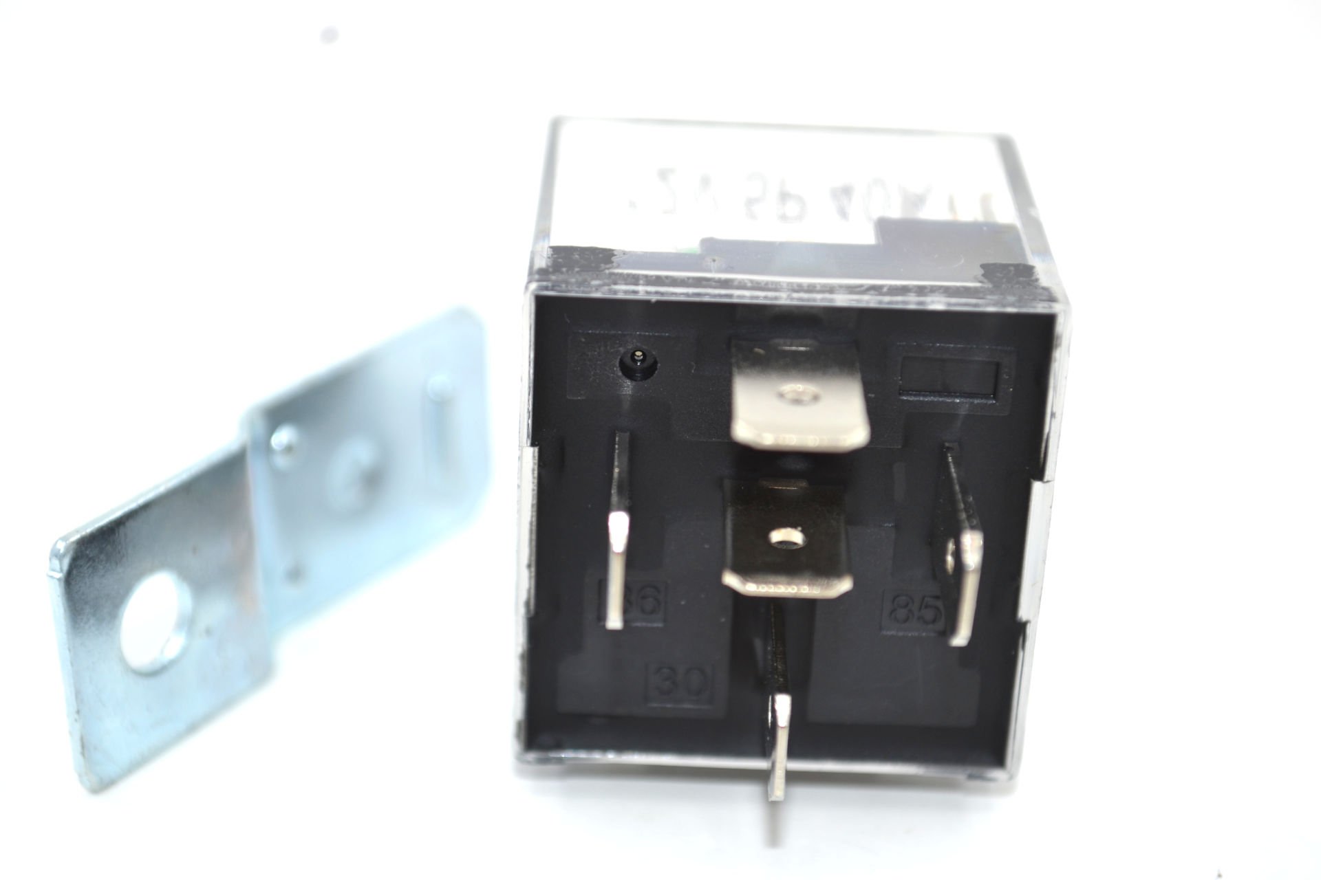 Picture of Mini Röle 5 Fişli Şeffaf 12V 40A 87A Kırmızı Ledli