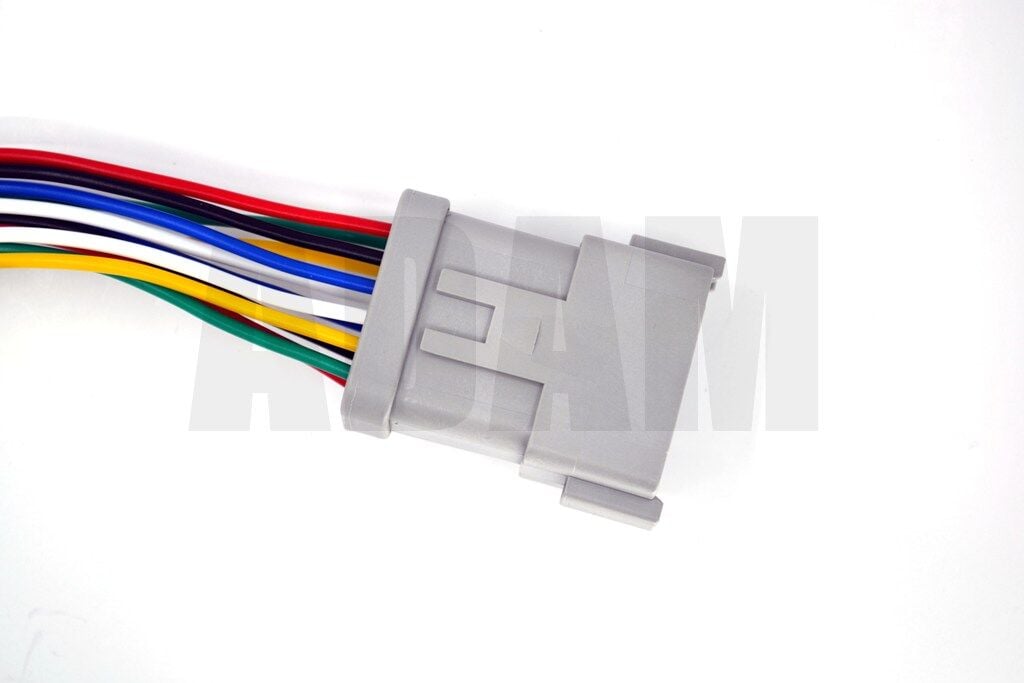 Picture of 12 Pin Kablolu Deutsch Soket Elektrik Bağlantı Konnektörü Soketi Dişi (Pinleri Erkektir)