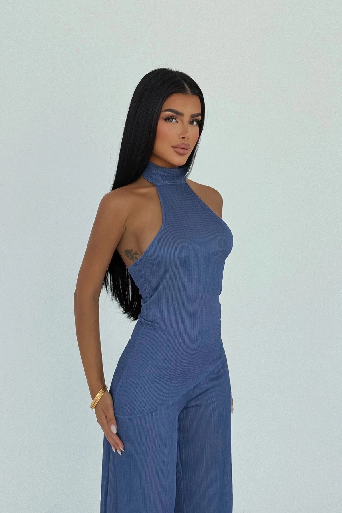 Picture of Navy Blue Trouser Suit