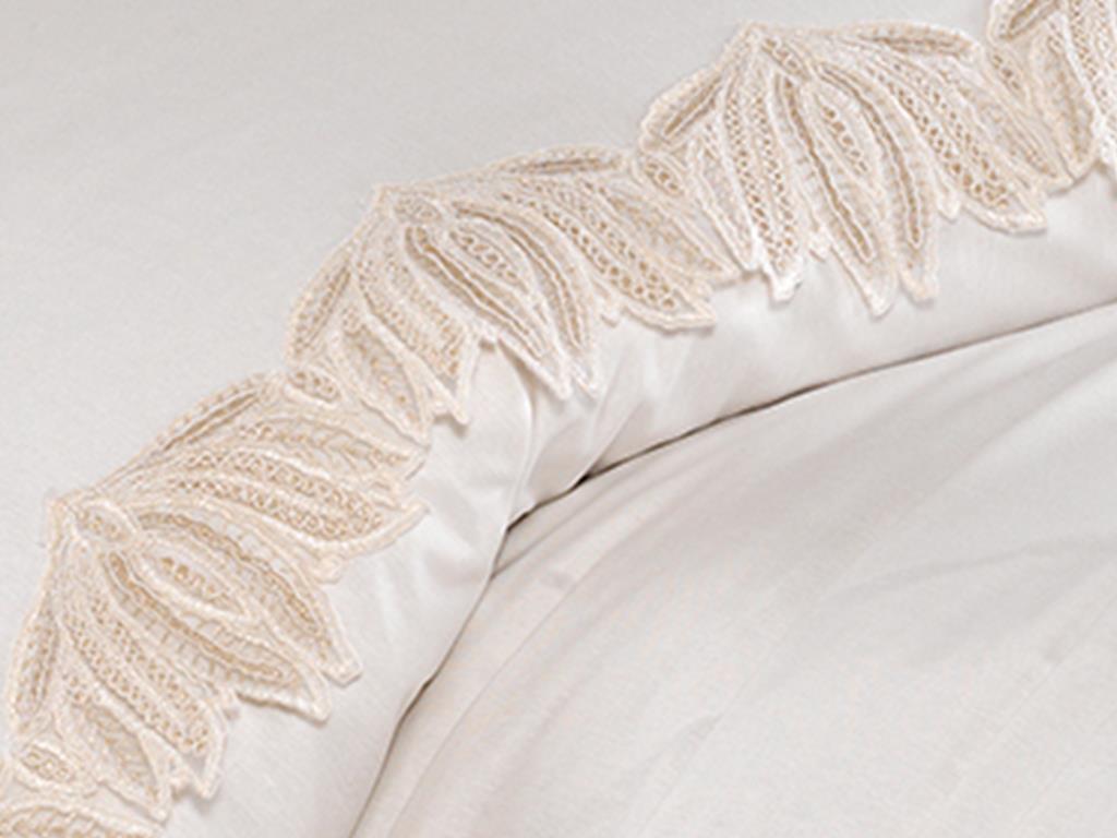 Picture of Çeyiz Diyarı Zuma Nevresim Takımı Krem Cappucino