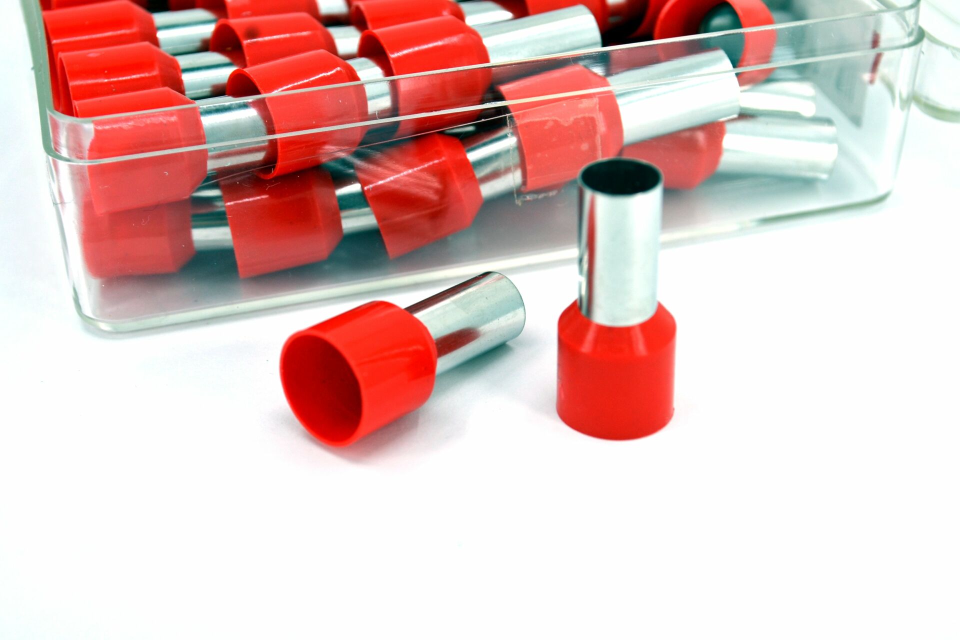 Picture of 50 Adet 35mm² Kablo Yüksüğü Bakır Kırmızı Yüksük MT-AKUY35