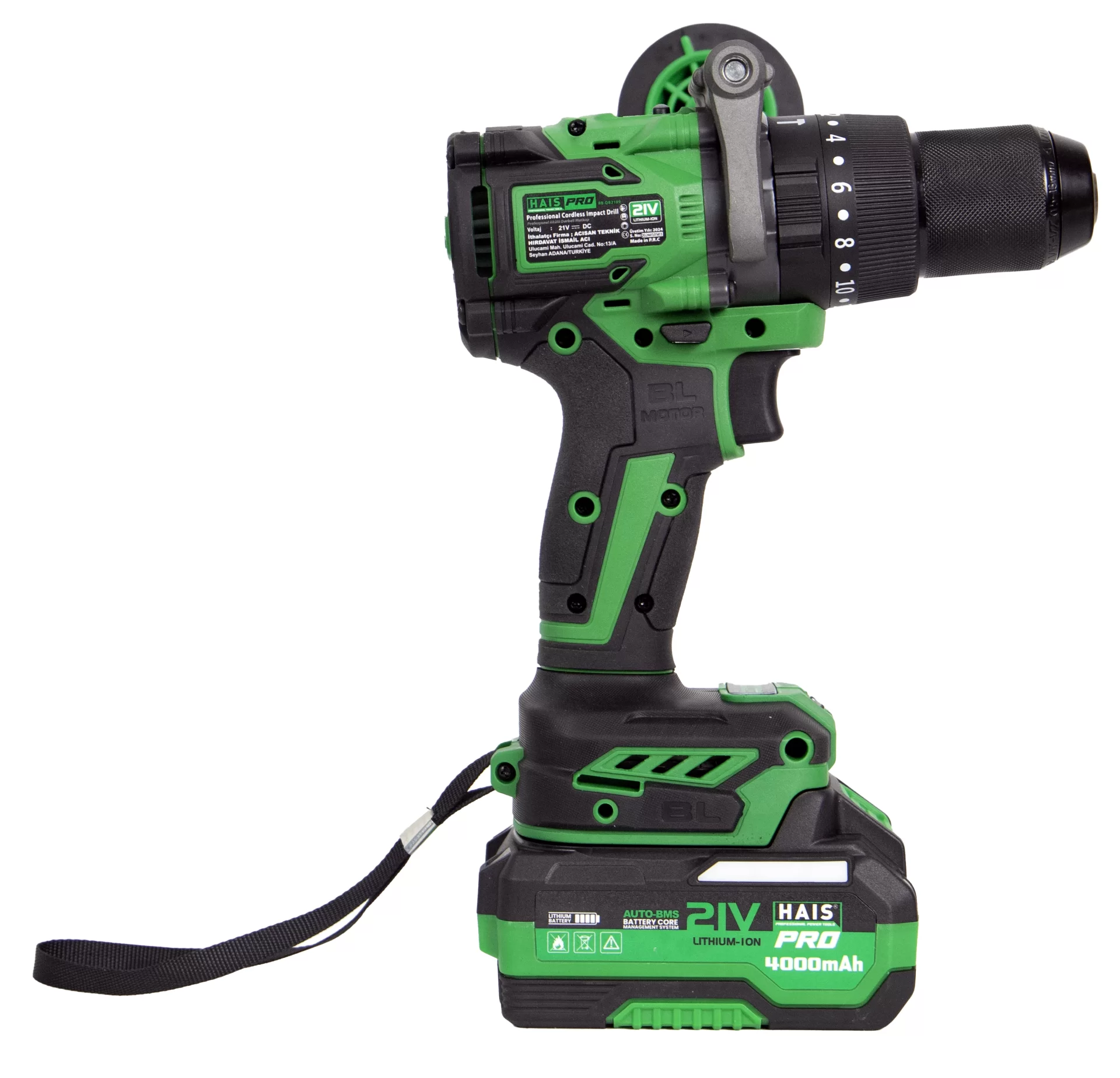 Picture of HAISPRO Profesyonel Darbeli Matkap 21 V 4.0 Ah Çift Akülü