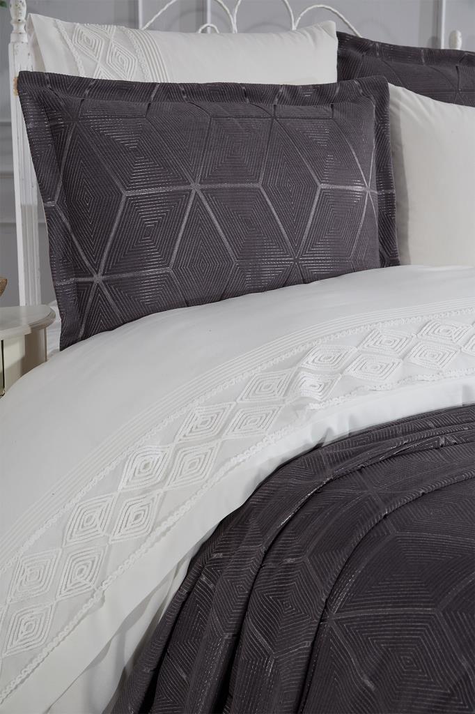 Picture of Çeyiz Diyarı Verona 7 Parça Gelin Seti Antrasit