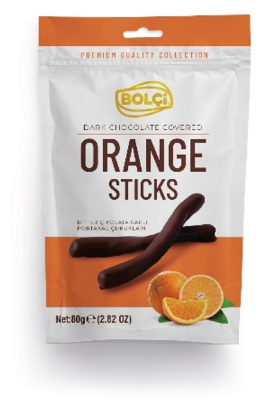 Picture of DARK CHOCOLATE COVERED ORANGE STICK 80g